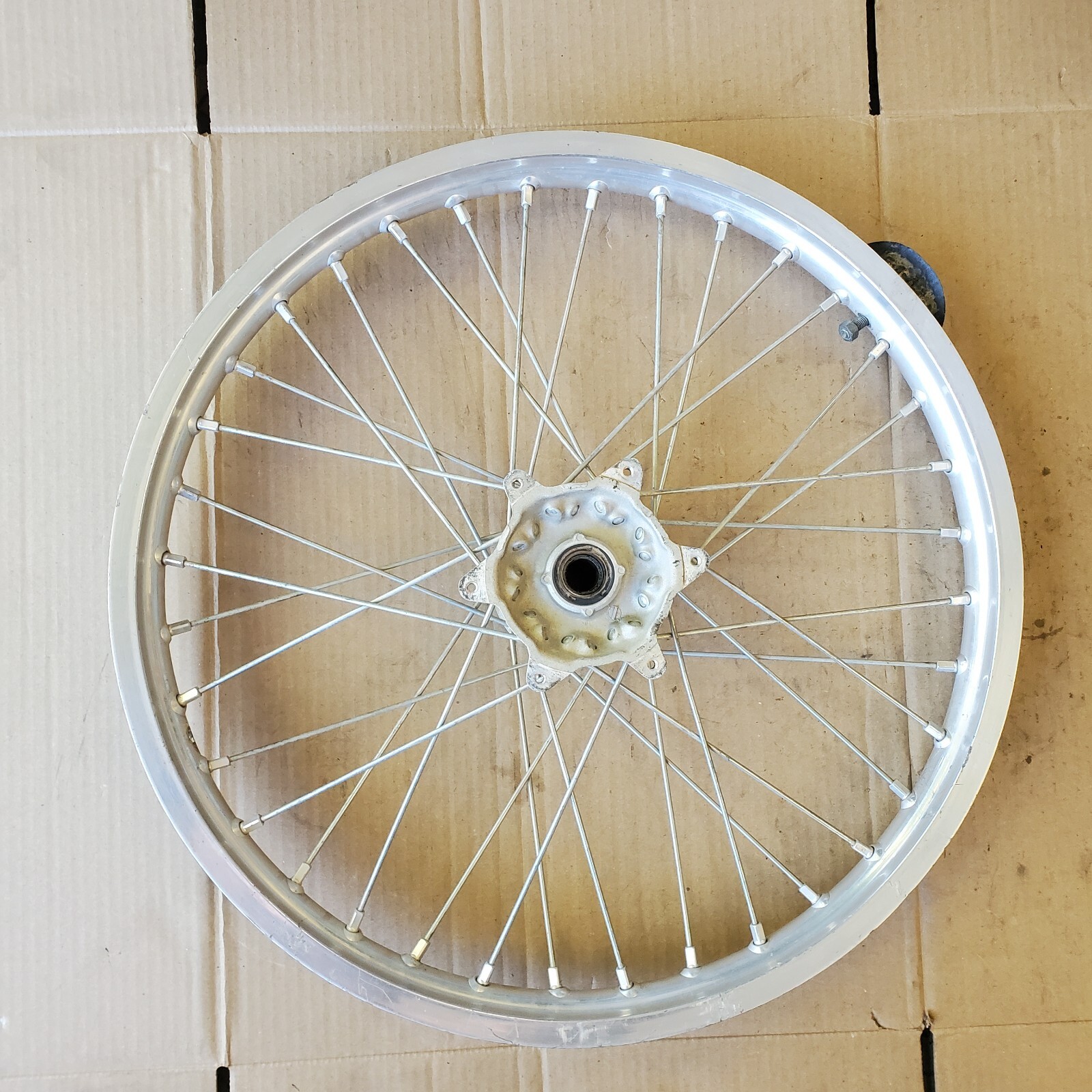 2003 Kawasaki KLX400 Suzuki DRZ400E DRZ400 Front Wheel Hub Spokes Rim