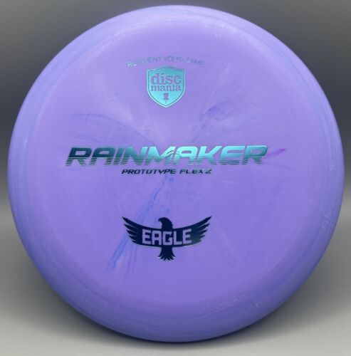 Discmania Rainmaker Prototype Flex 2 Eagle Purple w/ Blue Stamp 176g Tested - 第 1/4 張圖片