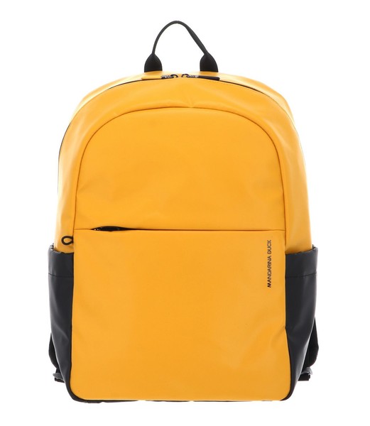 Mandarina Duck Eco Coated Backpack Rucksack Rucksack Duck Yellow Dunkelgelb Neu-image