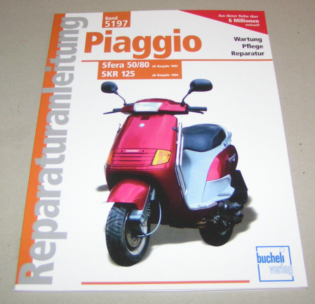 Repair Manual - Piaggio Sfera 50/80 And Piaggio SKR 125 - From 1992
