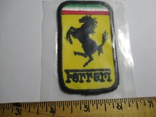 Ferrari Patch Sports Dragster Classic Muscle Car Racing NOS Vintage Original 70s