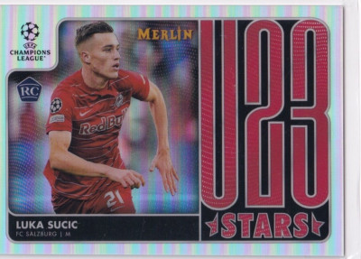 Topps Merlin Chrome CL 21/22 Nr. U23-14 Luka Sucic Rookie Stars Refractor