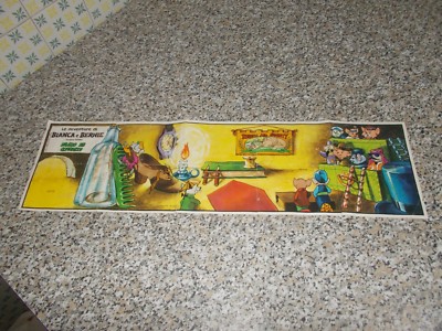 1st POSTER/SCENARIO CHEESE MY LOCATELLI WHITE AND BERNIE DISNEY PLASTECO 1977