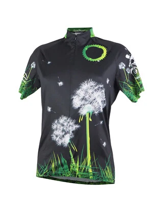 Black Friday Angebot / Biketags Damen Pusteblume leger Fahrradtrikot NEU