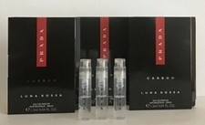3x Prada Luna Rossa Carbon by Prada EDT VIAL MINI for MEN