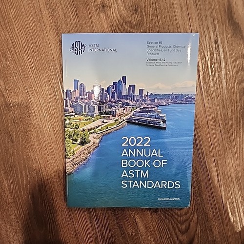 2022 Annual Book of ASTM Standards Section 15 Volume 12 General Products