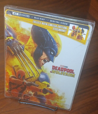 Deadpool and Wolverine 4K Steelbook (Wolverine)-w/PROTECTIVE SLEEVE-NEW-Free S&H