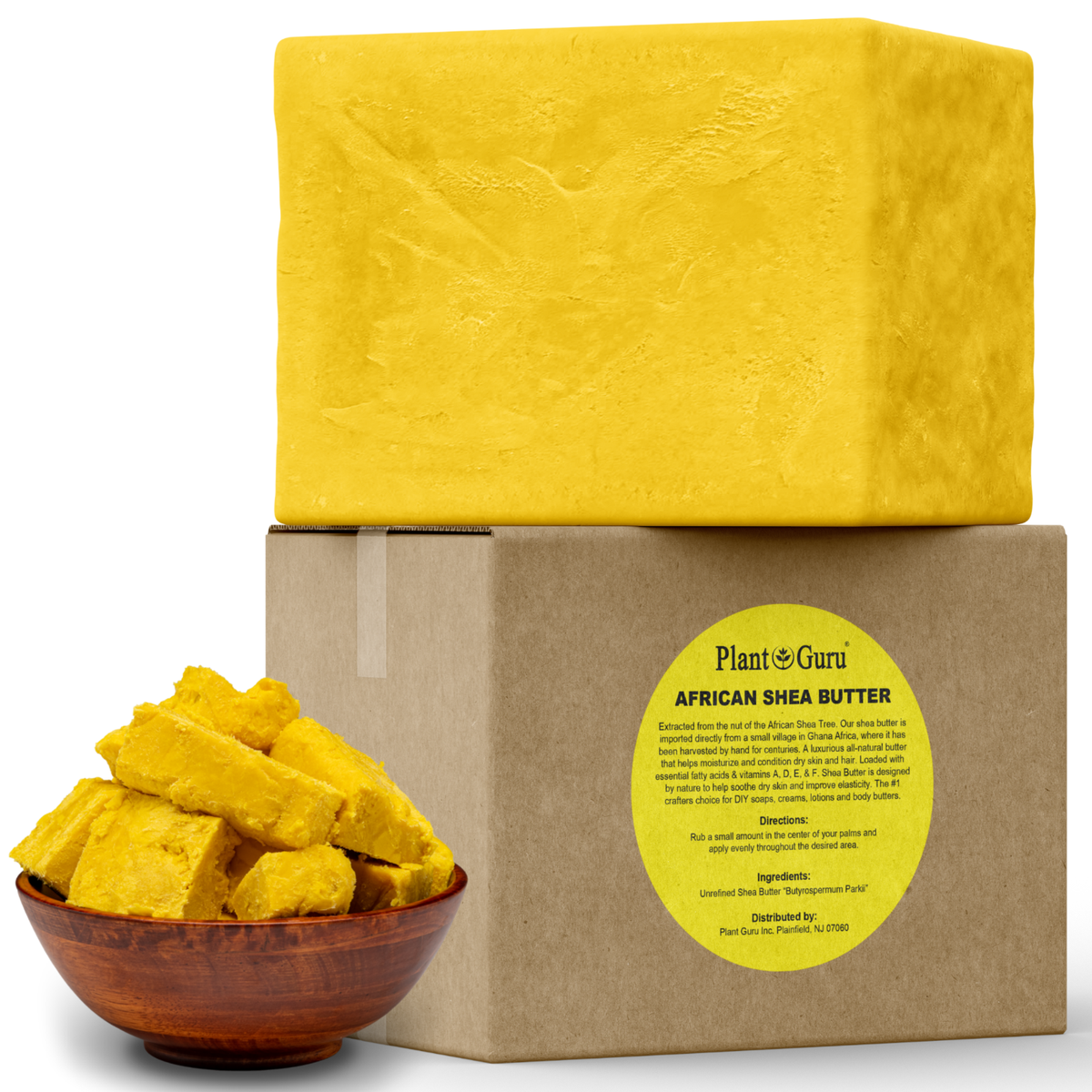 Raw African Shea Butter YELLOW 100% Pure Natural Unrefined Organic