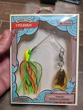 10,000 Fish Cyclebait 1/2oz Firetiger 5/0 Hook Willow Blade Lure Spinnerbait