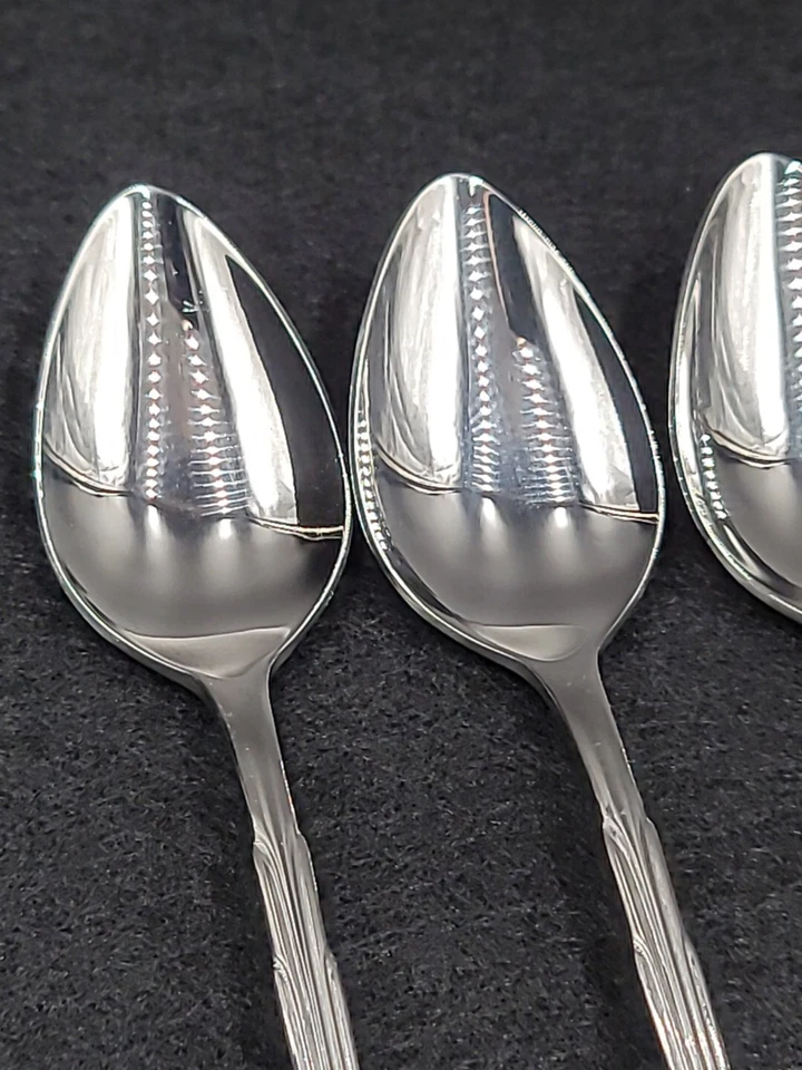 Retroneu Stainless BARRINGTON Set/4 Iced Tea Spoons NEW 18/8 - Image 2 of 4