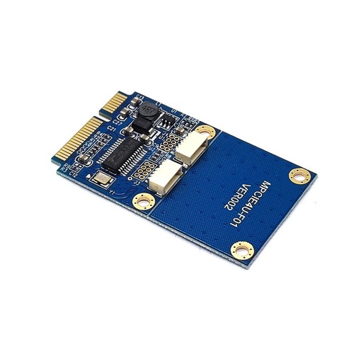 Mini PCI-E to USB Adapter mPCIe to 5 Pin 2 Ports Dual USB2.0 Converter Card D - Afbeelding 3 van 13