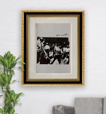 Andy Warhol, Hand-Signed Original Print With COA and +$3,500 USD Appraisal.*