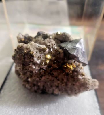 GALENA, MARCASITE, CALCITE SWEETWATER MINE, REYNOLDS COUNTY, MISSOURI  CC805