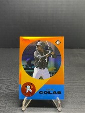 2022 Bowman Chrome Oscar Colas Ascensions Orange /25