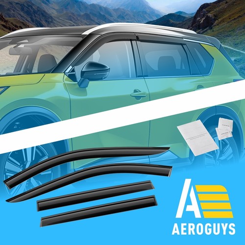 Deflectores de ventana lateral protectores de lluvia para Nissan Rogue 2021-2025 - Imagen 9 de 9