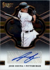 B5197- 2018 Select Signatures #20 Jose Osuna Auto - NM-MT