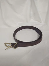 Crossroads Leather Belt Mens Size 34 Brown