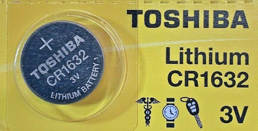 しぇり CR1632 TOSHIBA 1632 ECR1632 3V BUTTON COIN CELL (1 BATTERIES) USA