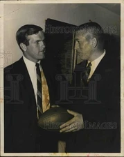1968 Press Photo Bob Griese and Johnny Unitas, football team members - lrs11669