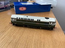 Heljan Spur OO 3301 Class 33 33008 Eastleigh BR grüne Lackierung.