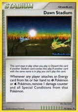 Dawn Stadium - 79/100 - Uncommon LP, English Pokemon Majestic Dawn
