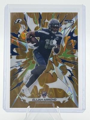 2025 Topps Resurgence Elijah Arroyo RC Gold Wave Seattle Seahawks /50
