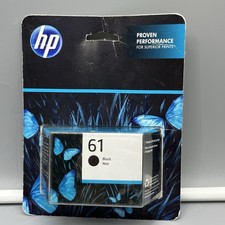 Genuine HP 61 Black Ink Cartridge HEWDTCH561WN Exp 06/24 OEM - New  Sealed