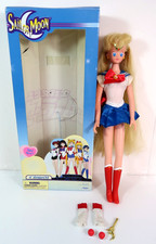 Vintage SAILOR MOON 17" Poseable Adventure Doll Irwin Toys 2000 w/Wand Box