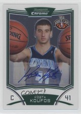 2008-09 Bowman Draft Picks & Stars Chrome Rookie Kosta Koufos #170 Auto 0a3