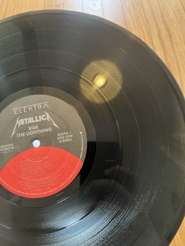 Metallica; Ride the Lightning; Elektra; OG, Black/Red lbl; Nice copy; Metal - Picture 8 of 12