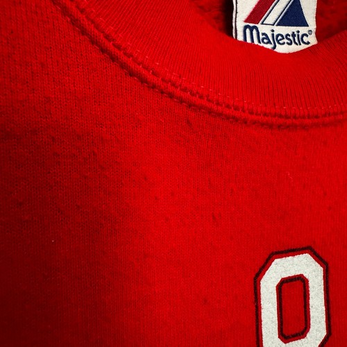 Vintage Majestic The Ohio State University Crewneck Sweatshirt Large - Picture 3 of 7
