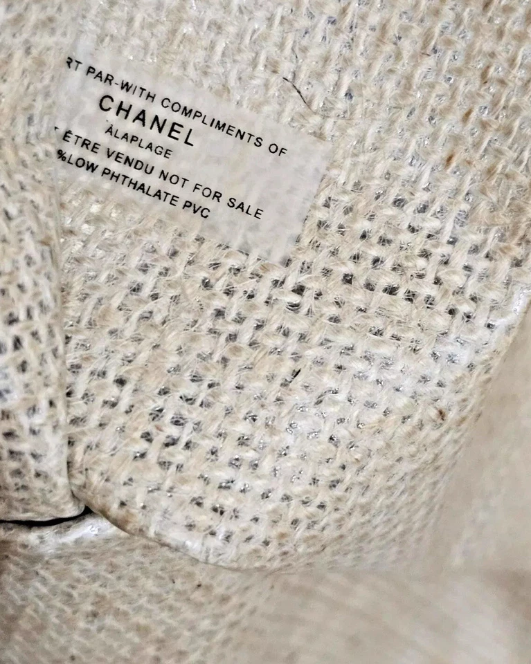 Bolso de Mano Chanel A La Plage Arpillera-NUEVO Foto 4 de 4