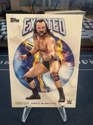 2025 Topps WWE Exalted DREW MCINTYRE White Parallel /150 #94