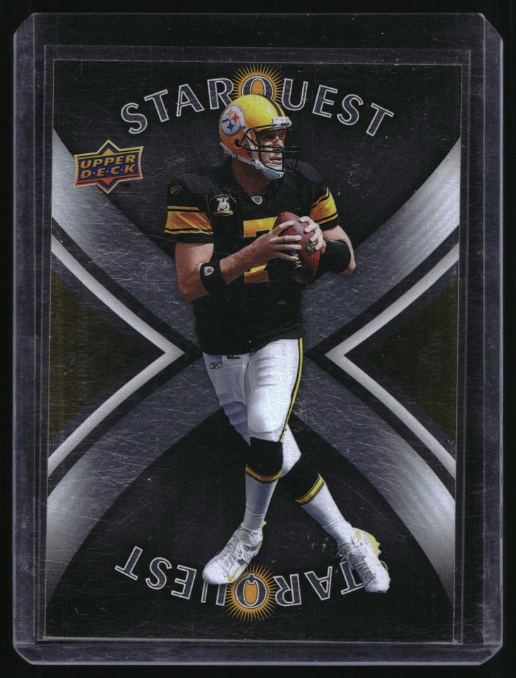 2008 UD Ben Roethlisberger #SQ4 StarQuest First Edition Steelers