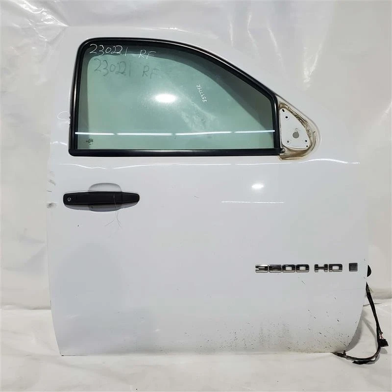 Puerta delantera derecha blanca doble OEM 2008 2009 2010 Chevrolet Silverado 3500HD Foto 2 de 4
