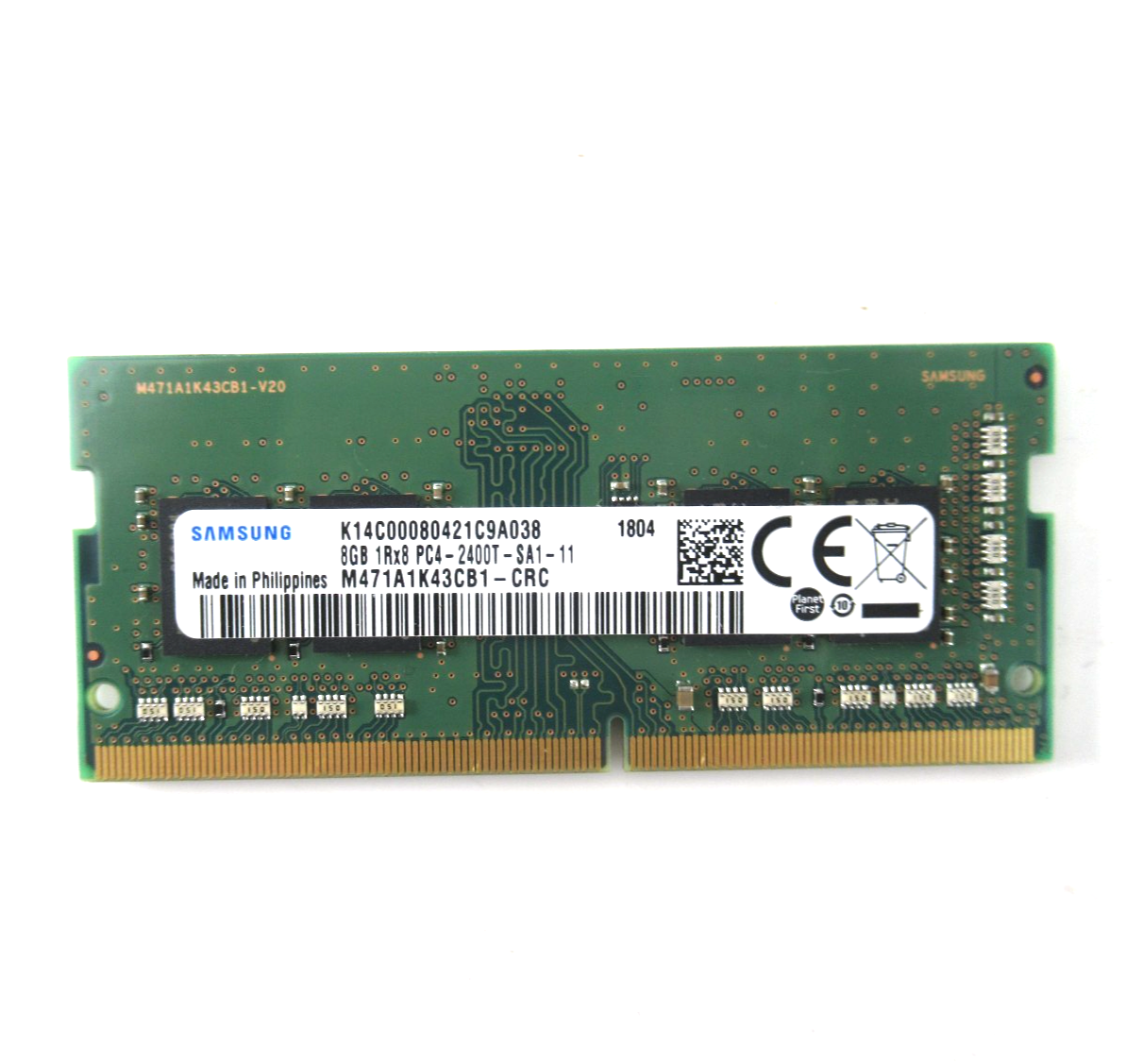 8GB SODIMM 1Rx8 PC4-17000 DDR4 2133MHz (260 Pin) Memory - 862398-850