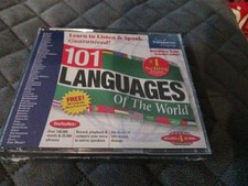 101 Languages of the World Windows / Macintosh 4 CD ROM SEALED NEW  , HTF