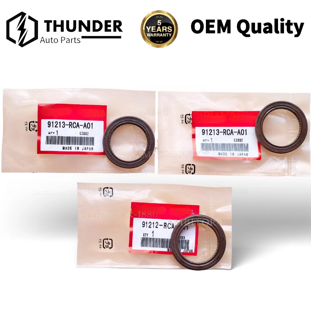 NEW OEM FOR HONDA Cam Camshaft Crank Crankshaft Seal SET Timing Belt Service Kit