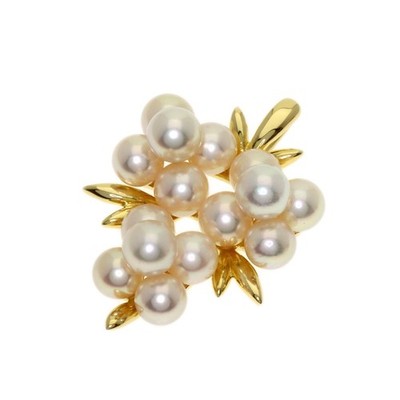 TASAKI Perlen Perlen Anhänger Top K18 Gelbgold Damen [gebraucht]