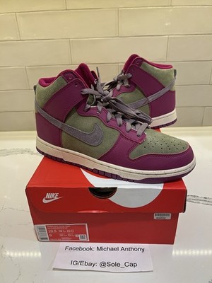 Size 10.5W/9Mens - Nike Dunk High Dynamic Berry Brand New Og All Authentic