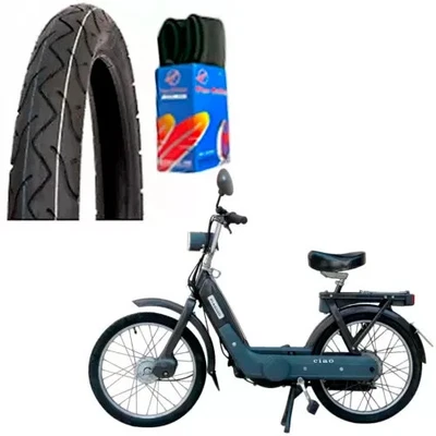 VEE-RUBBER PNEUMATICO + CAMERA 2 3/4-16 46J VEE RUBBER (2.75-16) DOT FRESCO VRM099