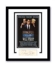 Wall Street Oliver Stone Autographed Signed 11x14 Framed Photo ACOA