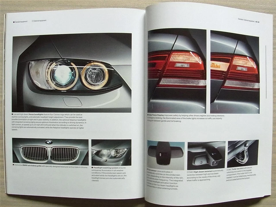 BMW 3 SERIES COUPE Sales Brochure 2006 #611003430212 2006 VZ 325i 330i 330d 335d - Image 4 of 4