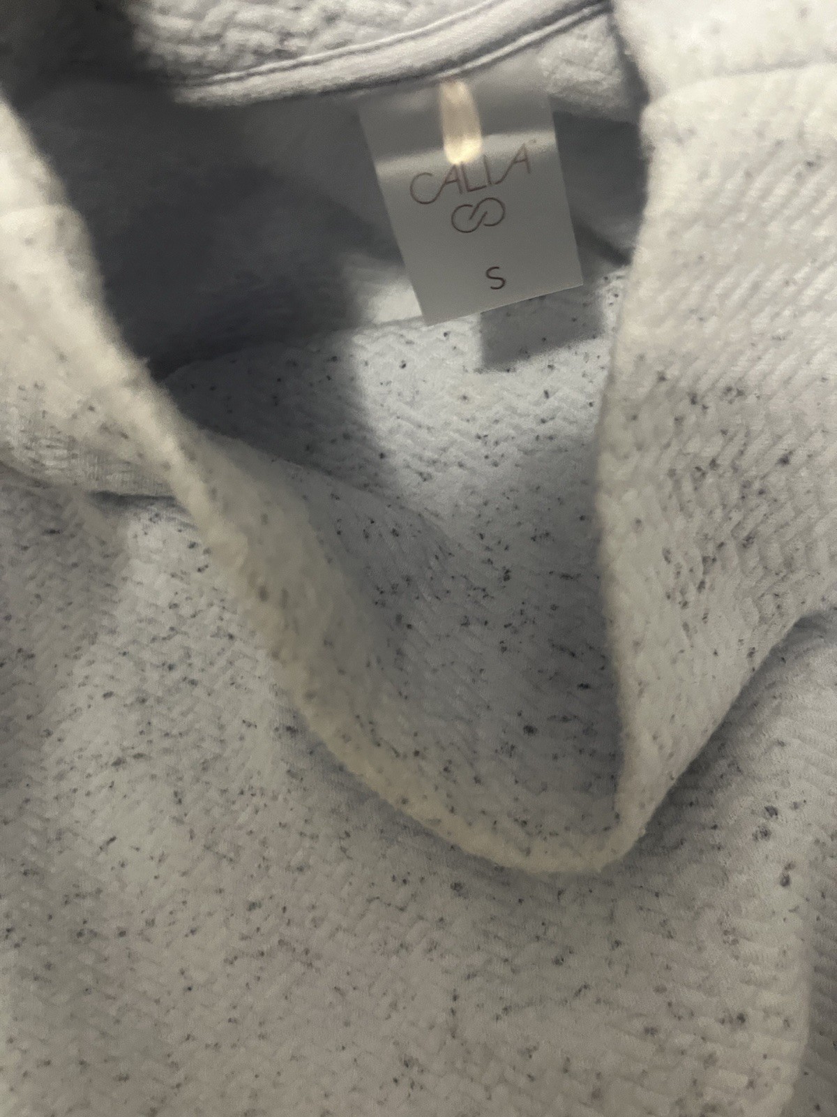 Calia Elevate Funnel Neck Herringbone Pullover - … - image 8