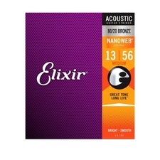 Used Elixir Medium Acoustic 80/20 Bronze with...