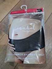 Ingrid Isabel Women Maternity Pregnancy Belly And Back Support Belt S/M Black