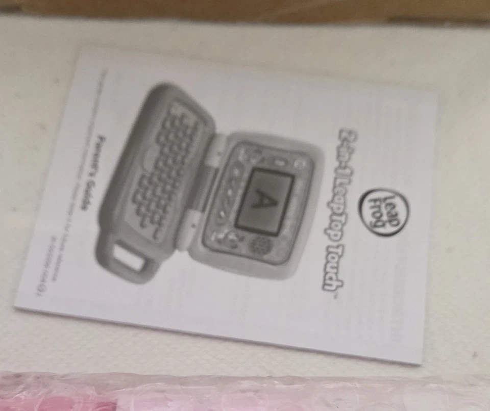 New in Box - LeapFrog 2-in-1 LeapTop Touch - Pink Electronic Learning Systems - Image 3 of 4