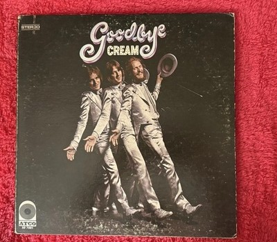 Mint Goodbye Cream Lp Vinyl OG 1969 UK Press Hype/Insert VG/NM- Wax with Poster