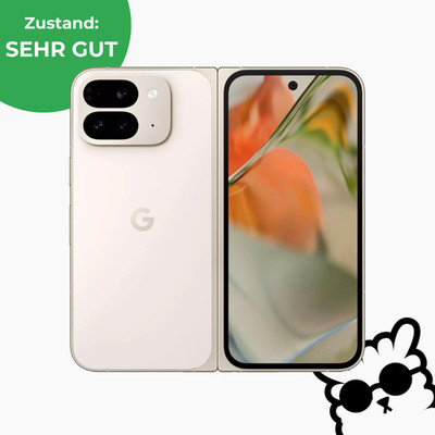 Google Pixel 9 Pro Fold 5G 512 GB porcelain weiß Ohne Vertrag, Zustand: Sehr Gut