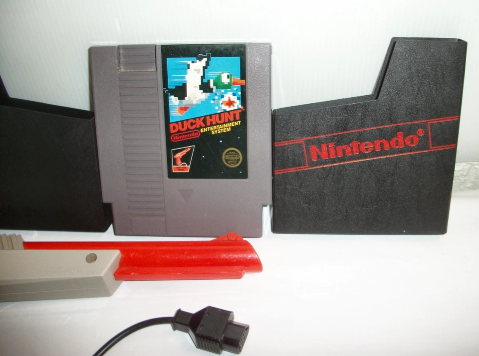 Nintendo NES оранжевый Zapper свет пистолет с Gotcha Sport утка охоты 5 винт игры - Изображение 3 из 4